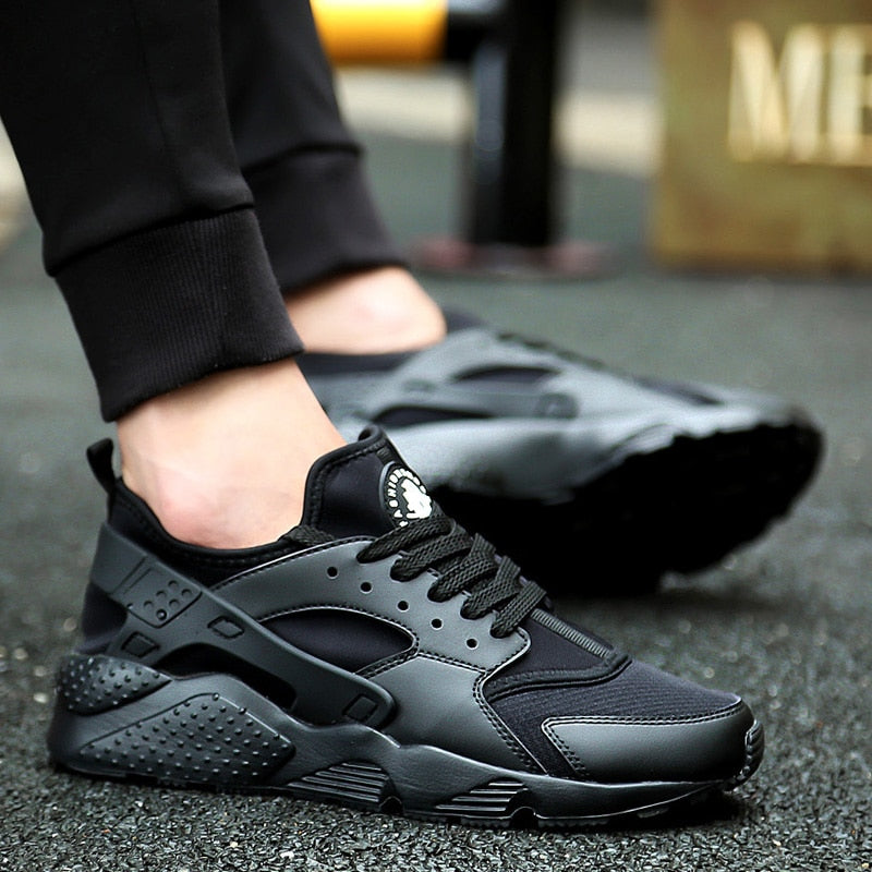 Men's Chunky Cushioned Lace-Up Sneakers