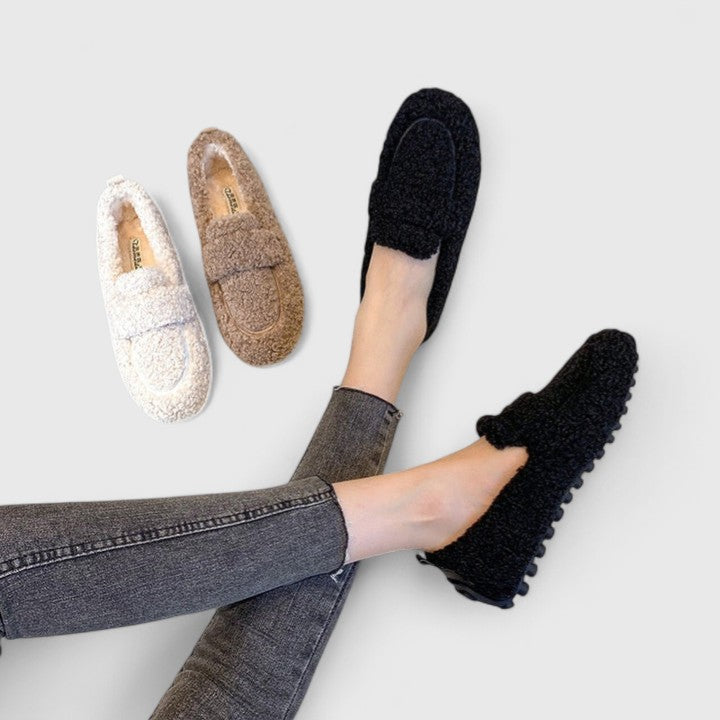 Women's Warm Lined Orthopedic Loafers