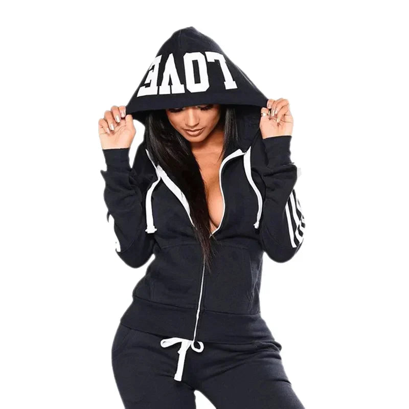 Women's Hooded Tracksuit Set