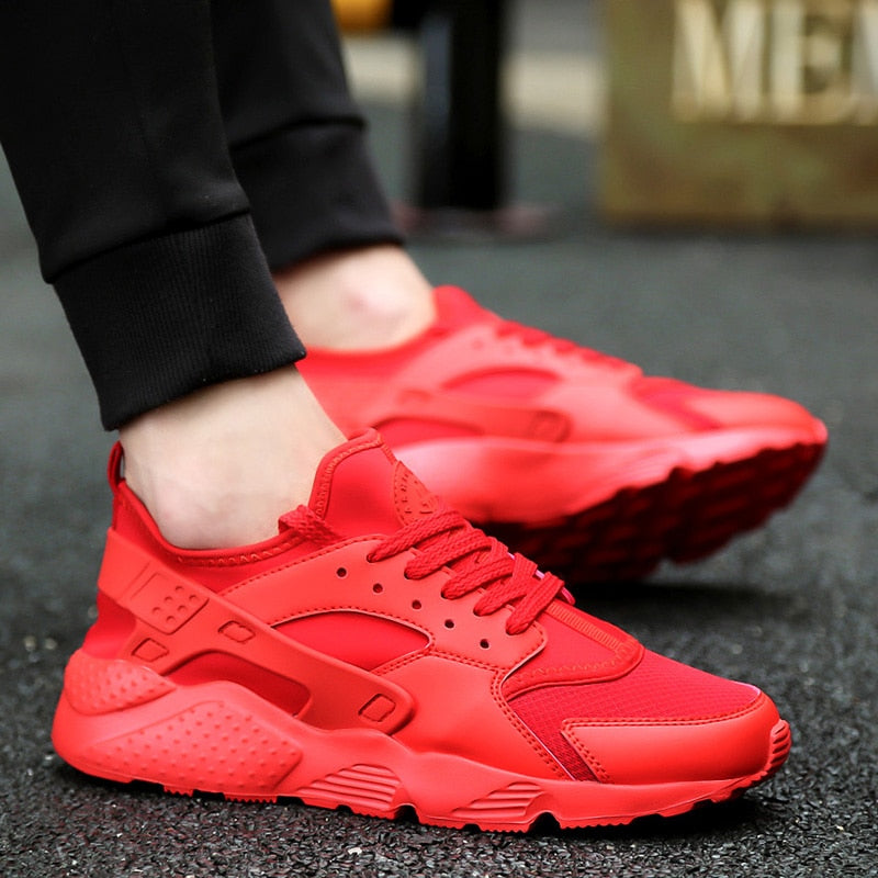 Men's Chunky Cushioned Lace-Up Sneakers