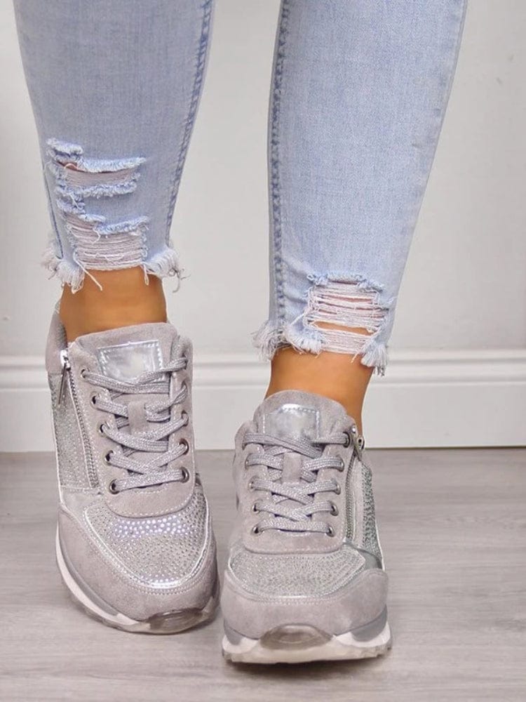 Women's Wide-Fit Arch Support Cushioned Sneakers