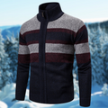 Men's Lightweight Striped Knit Sweater