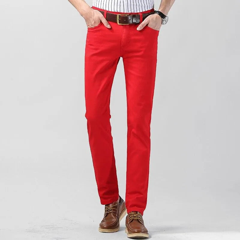 Men's Stretch Cotton Regular Fit Chino Trousers