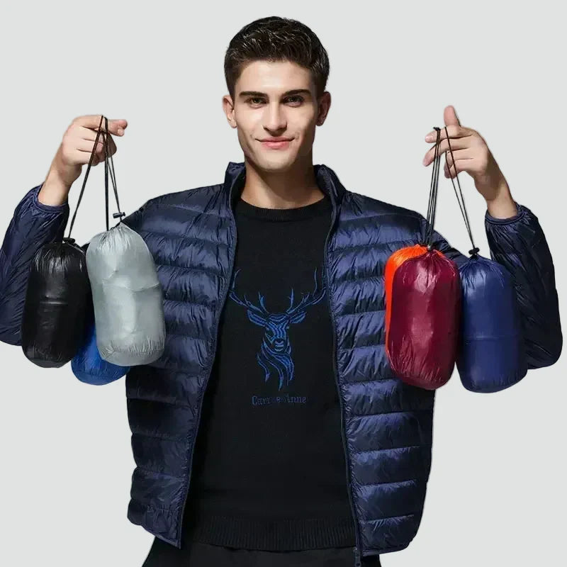 Men's Lightweight Packable Quilted Puffer Jacket