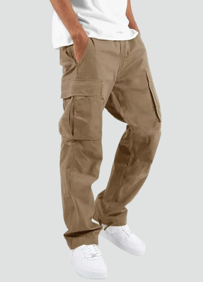 Men's Relaxed-Fit Utility Cargo Trousers