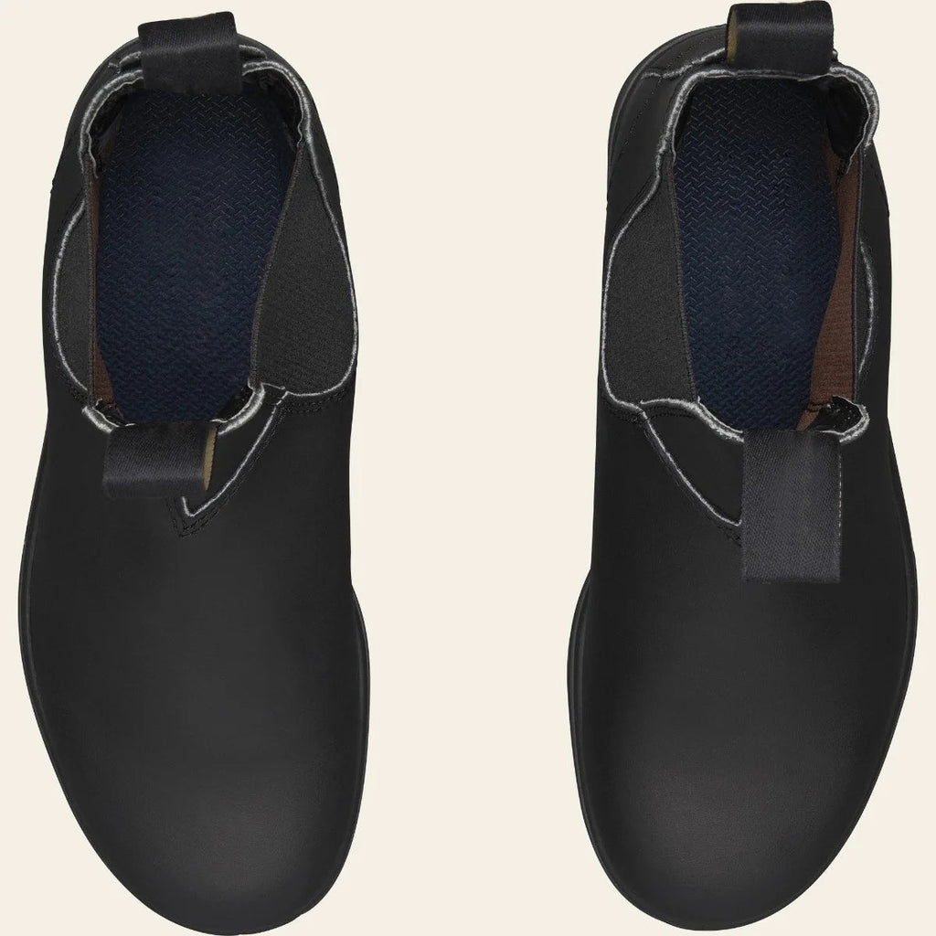 Men's Leather Chelsea Boots with Anti-Slip Treaded Sole