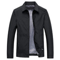 Men's Lightweight Waterproof Rain Jacket - Black