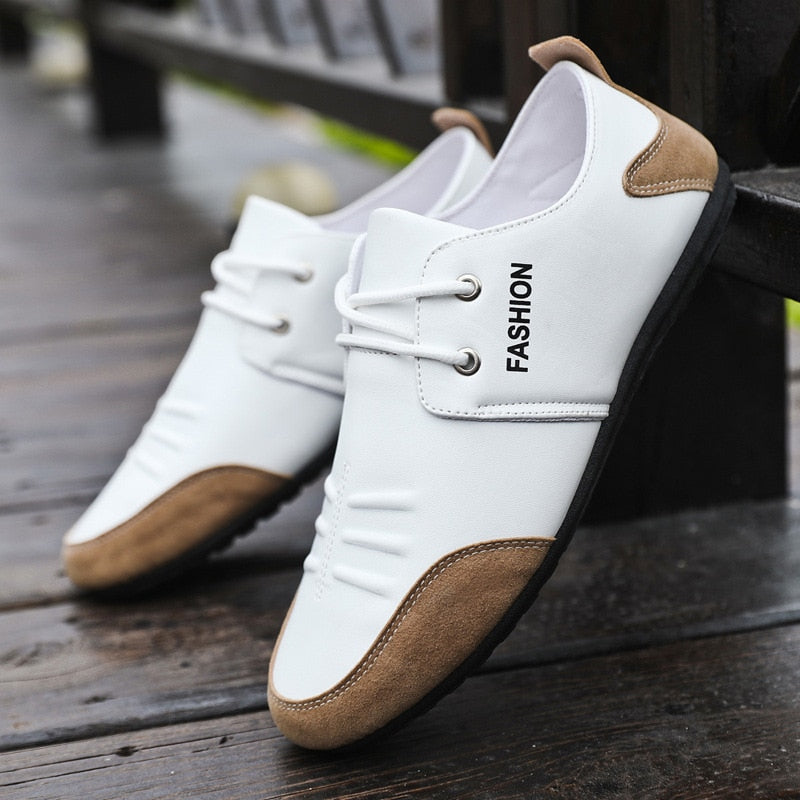 Men's Lace-Up Low-Top Sneakers
