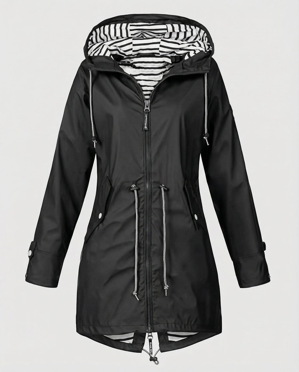 Women's Water-Repellent Hooded Raincoat