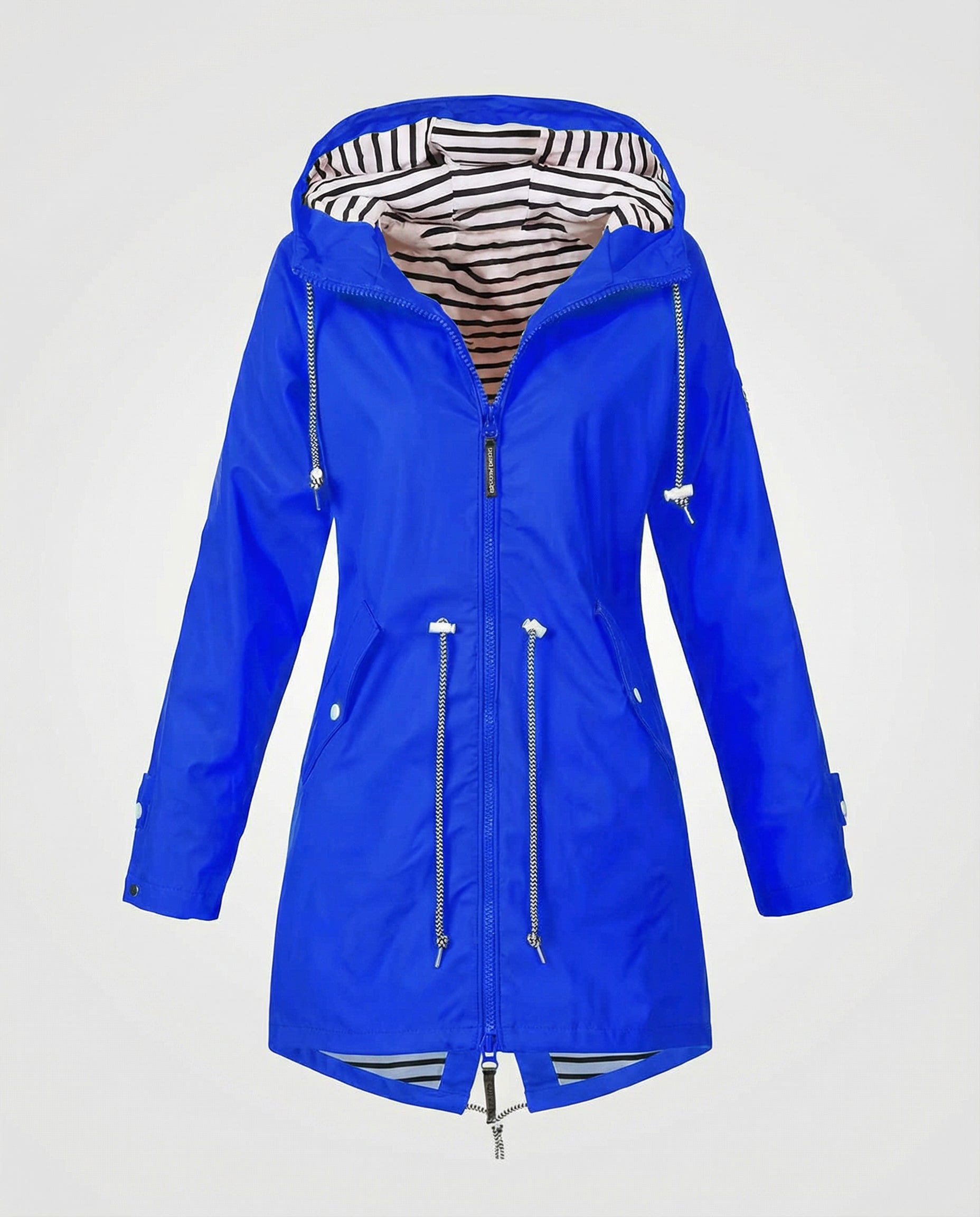 Women's Water-Repellent Hooded Raincoat