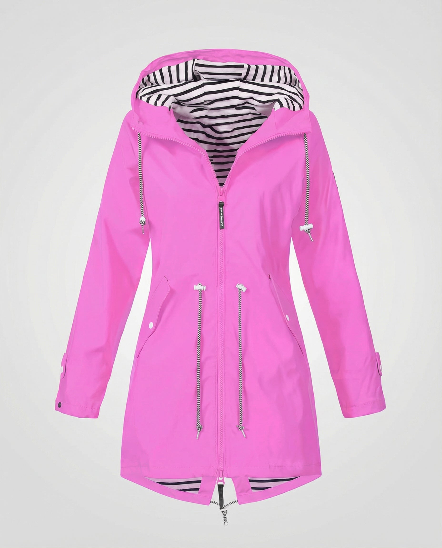 Women's Water-Repellent Hooded Raincoat