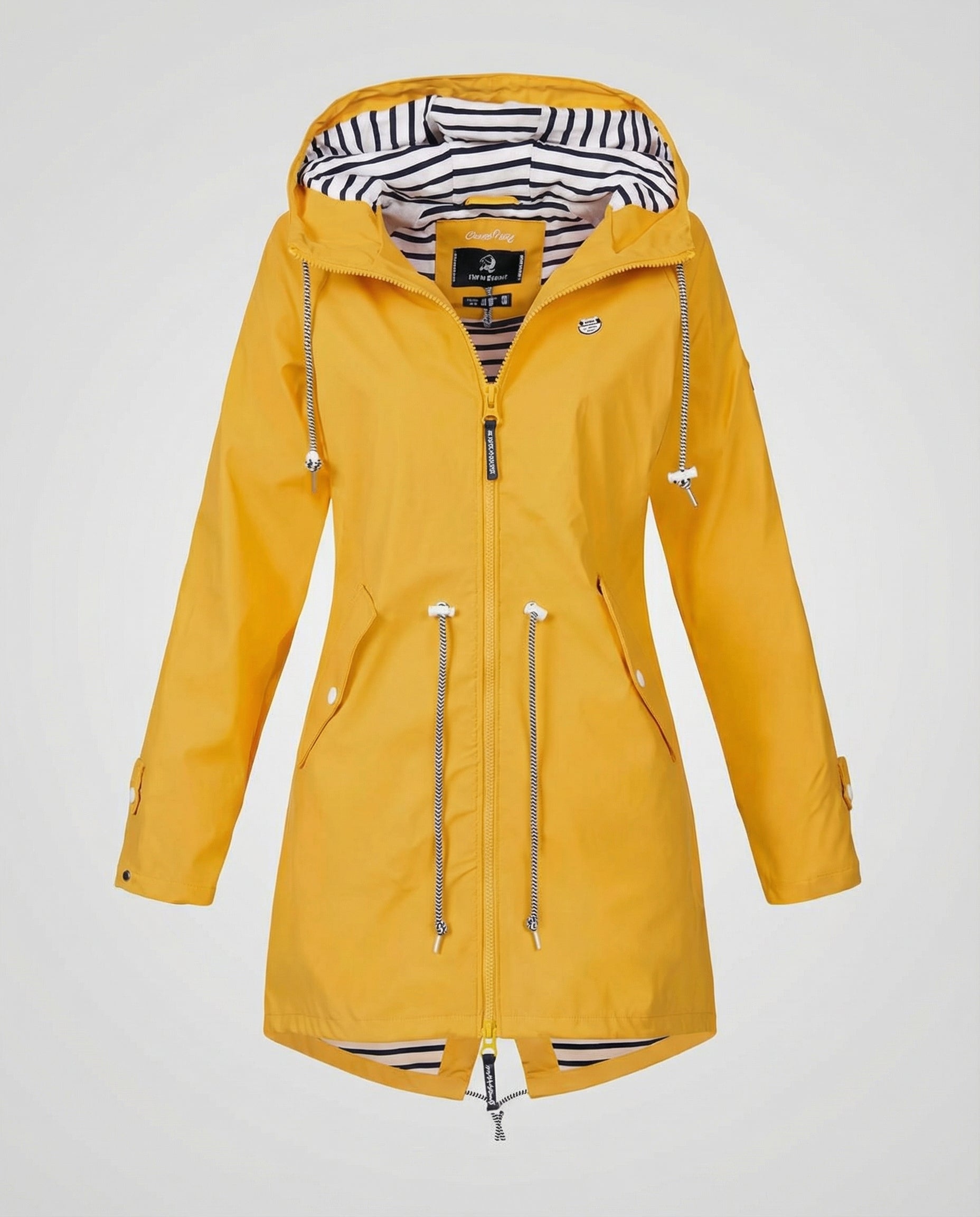 Women's Water-Repellent Hooded Raincoat