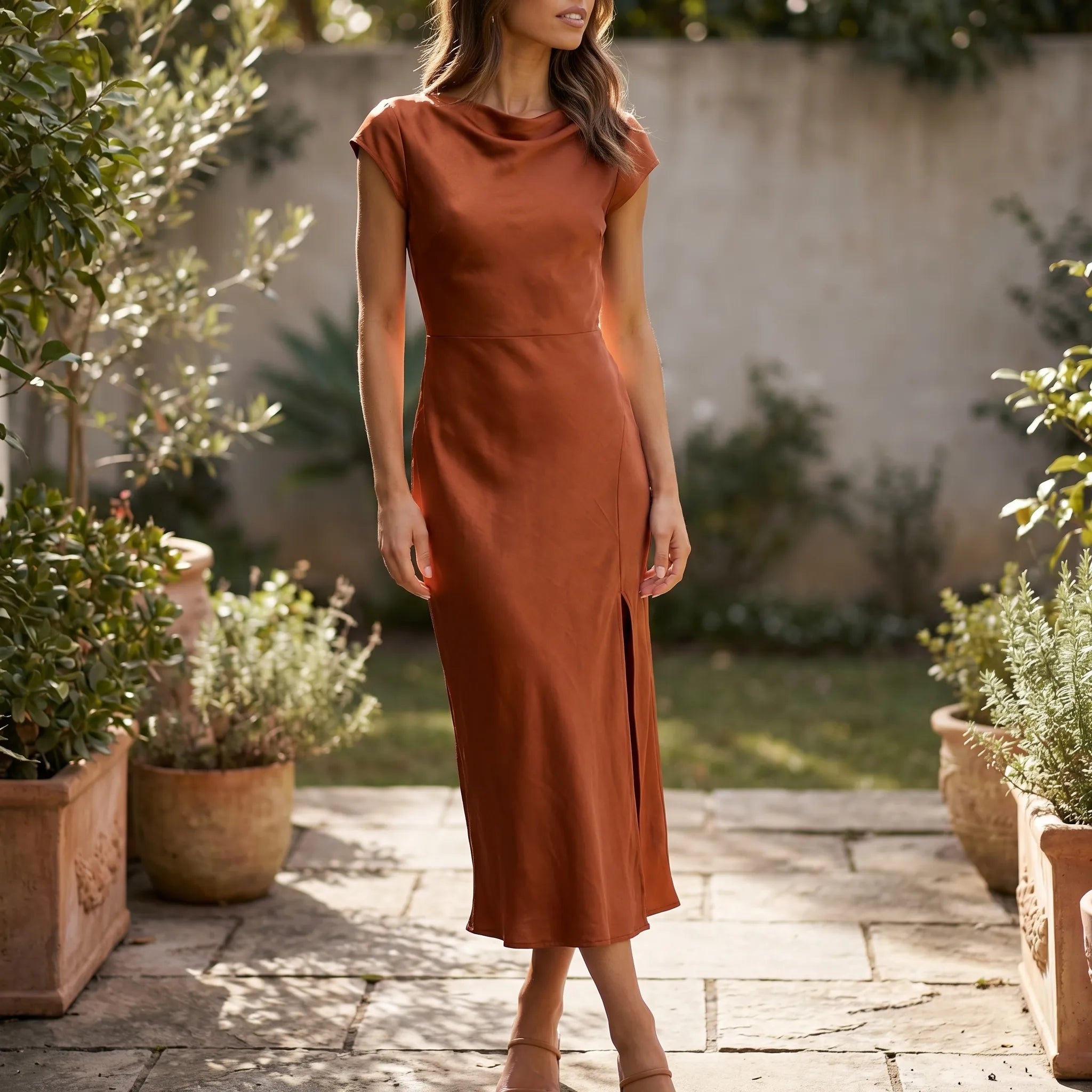 Women’s Slip Midi Dress