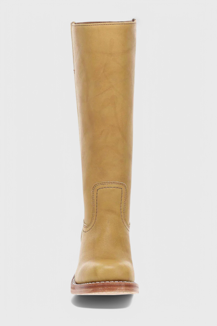 Women's Knee-High Boots with Elevated Heel
