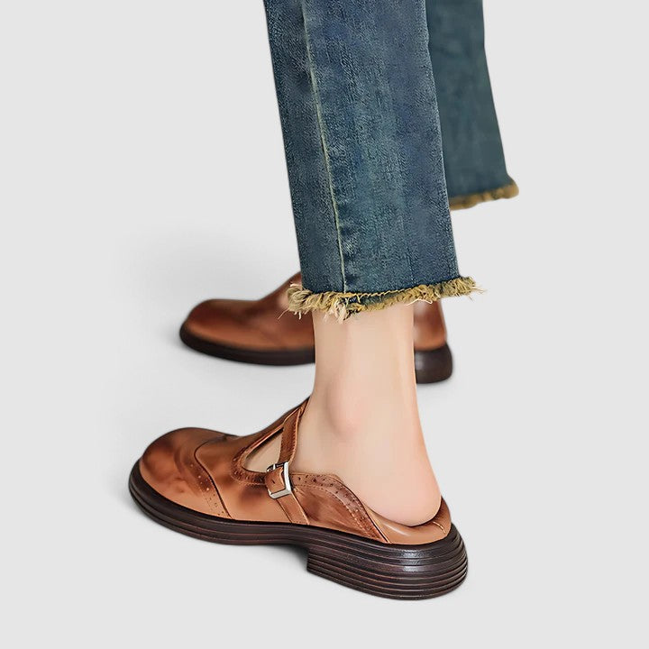 Women's Classic Mary Jane Shoes with Orthopedic Insole