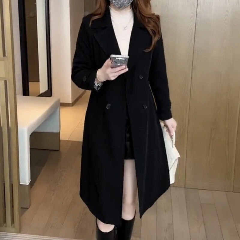 Women's Belted Tie-Waist Trench Coat