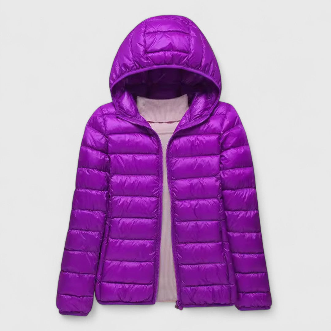 Women's Ultra-Light Hooded Quilted Jacket