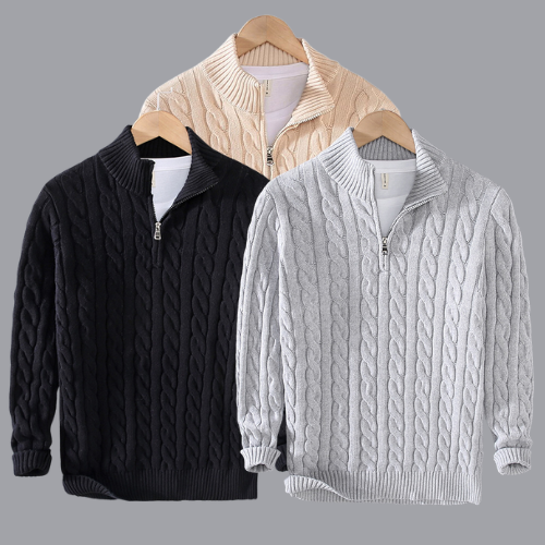 Men's Soft Lightweight Knit Crew Neck Sweater