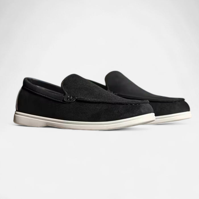 Men's Slip-On Driving Loafers - Black