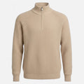 Men's Loose-Fit Fine Knit Sweater - Khaki