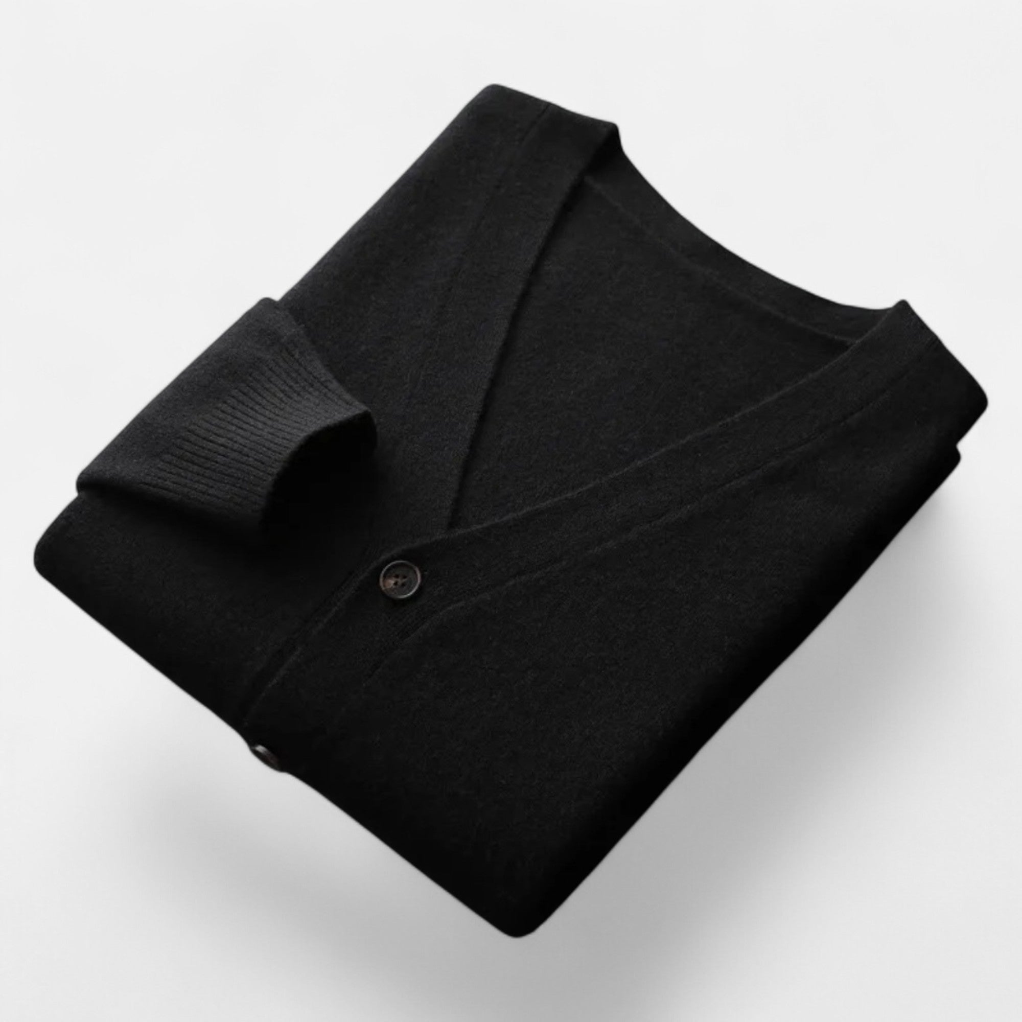 Men's Wool-Blend V-Neck Cardigan