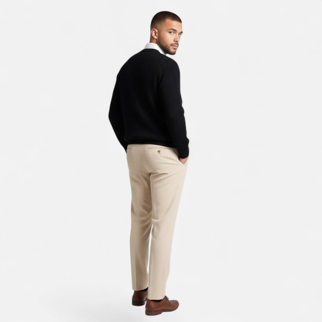 Men's Wool-Blend V-Neck Cardigan