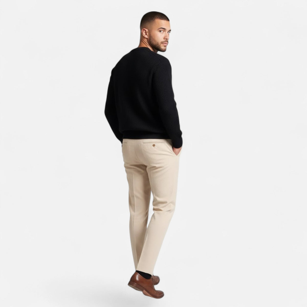 Men's Heavyweight Loose Knit Sweater