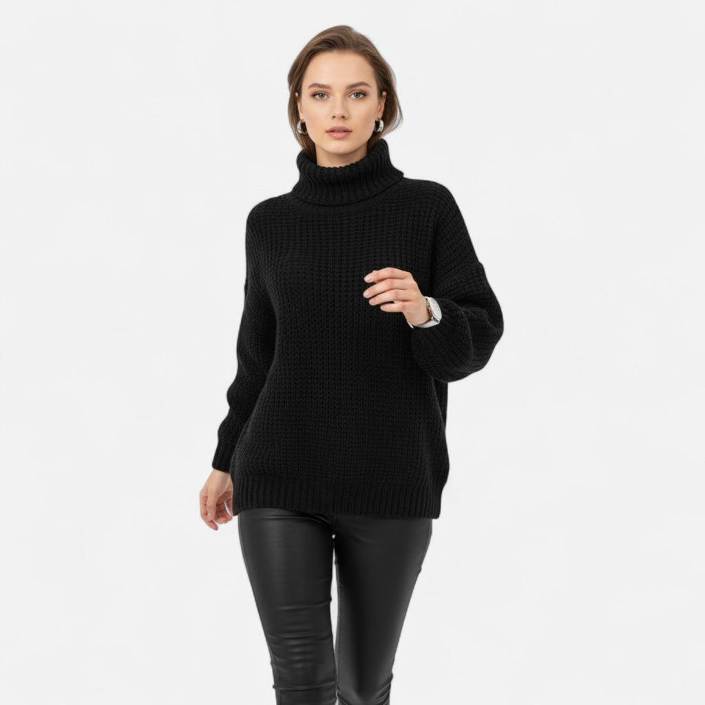 Women's Wool-Blend Turtleneck Sweater