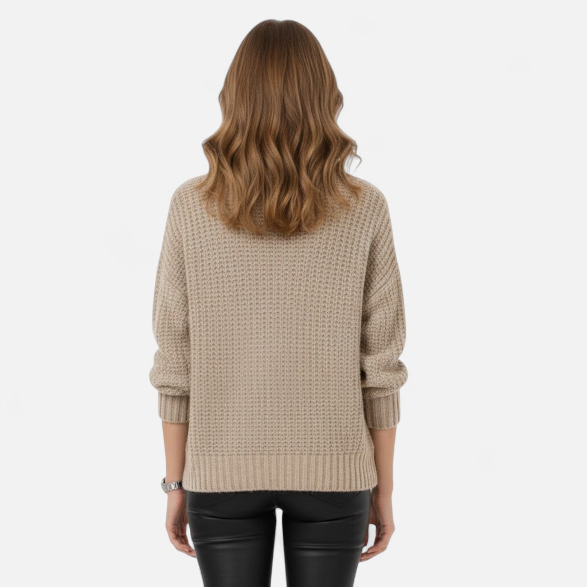 Women's Wool-Blend Turtleneck Sweater