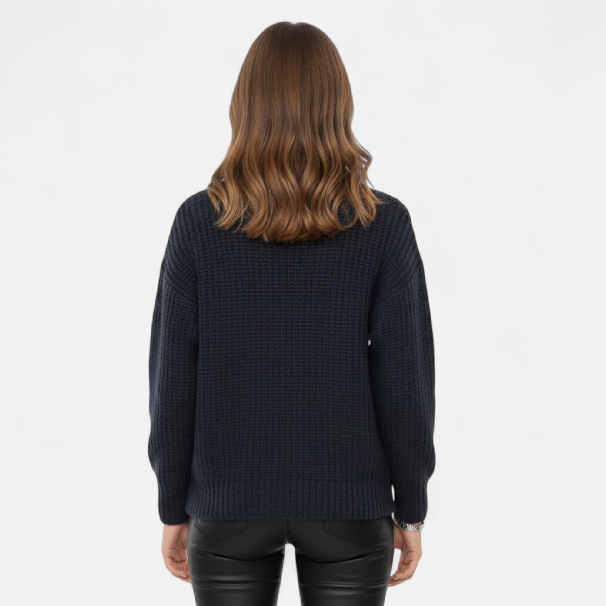 Women's Wool-Blend Turtleneck Sweater