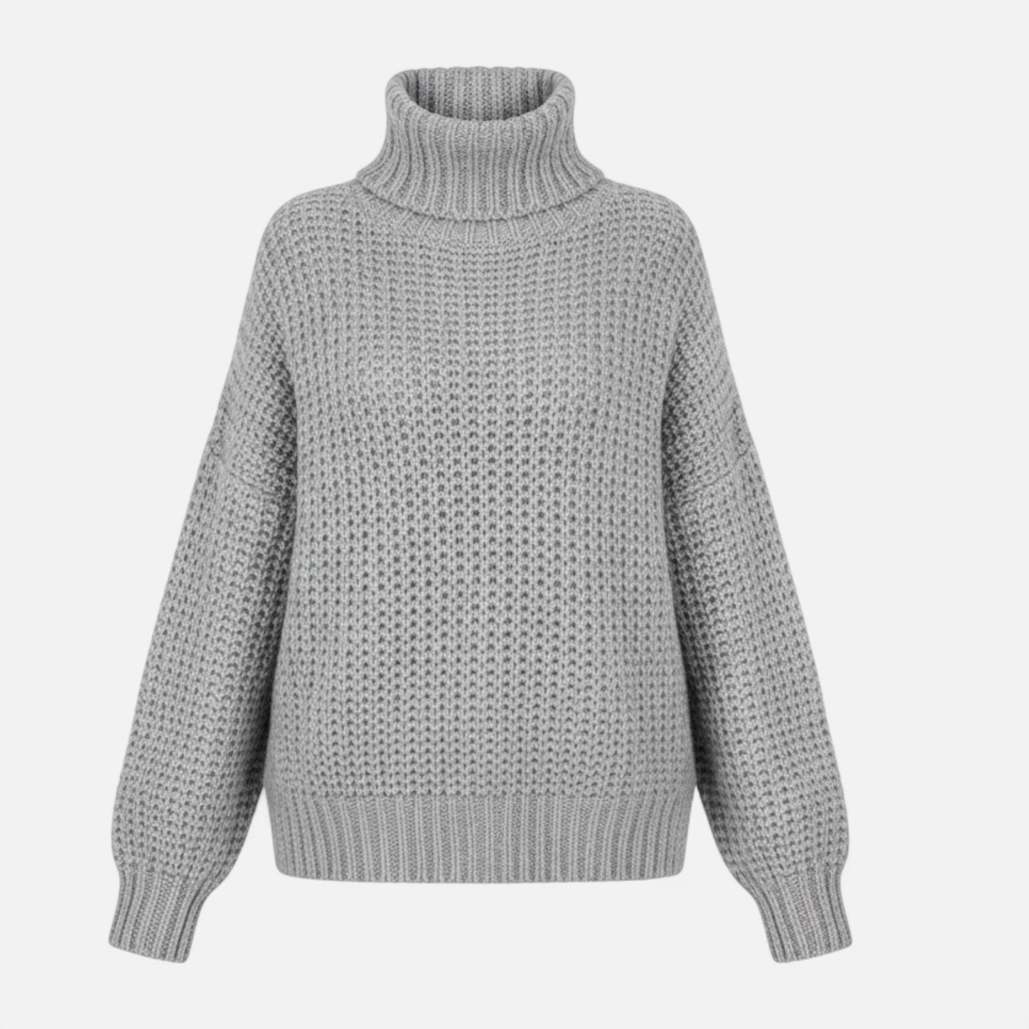 Women's Wool-Blend Turtleneck Sweater