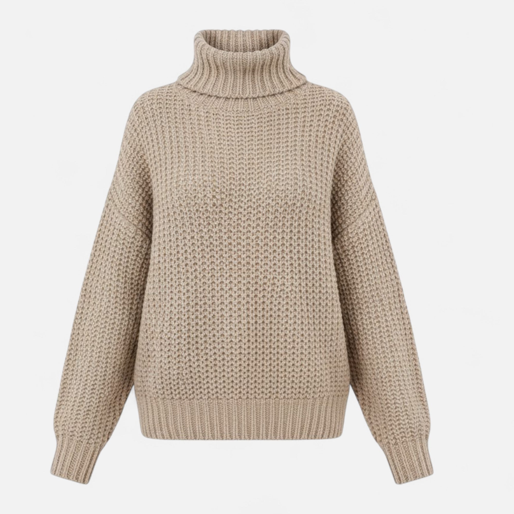 Women's Wool-Blend Turtleneck Sweater
