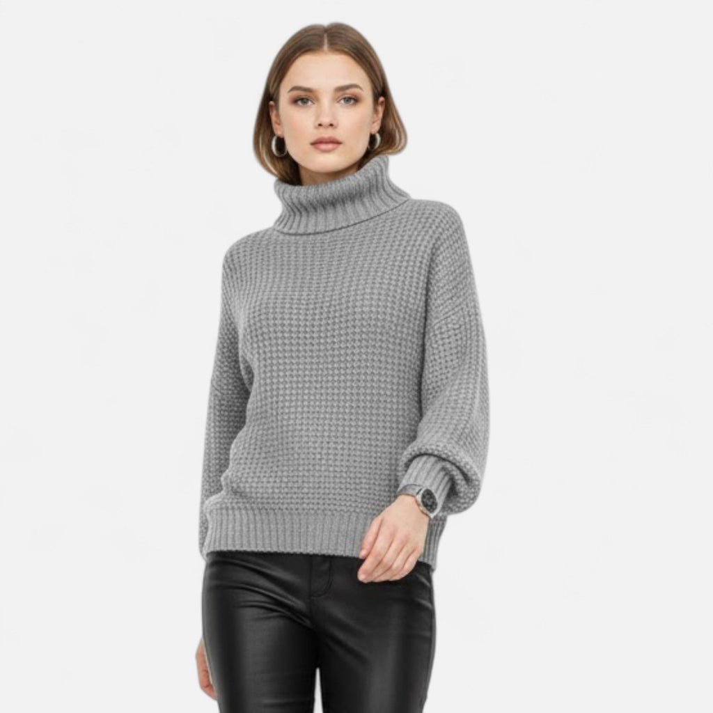 Women's Wool-Blend Turtleneck Sweater