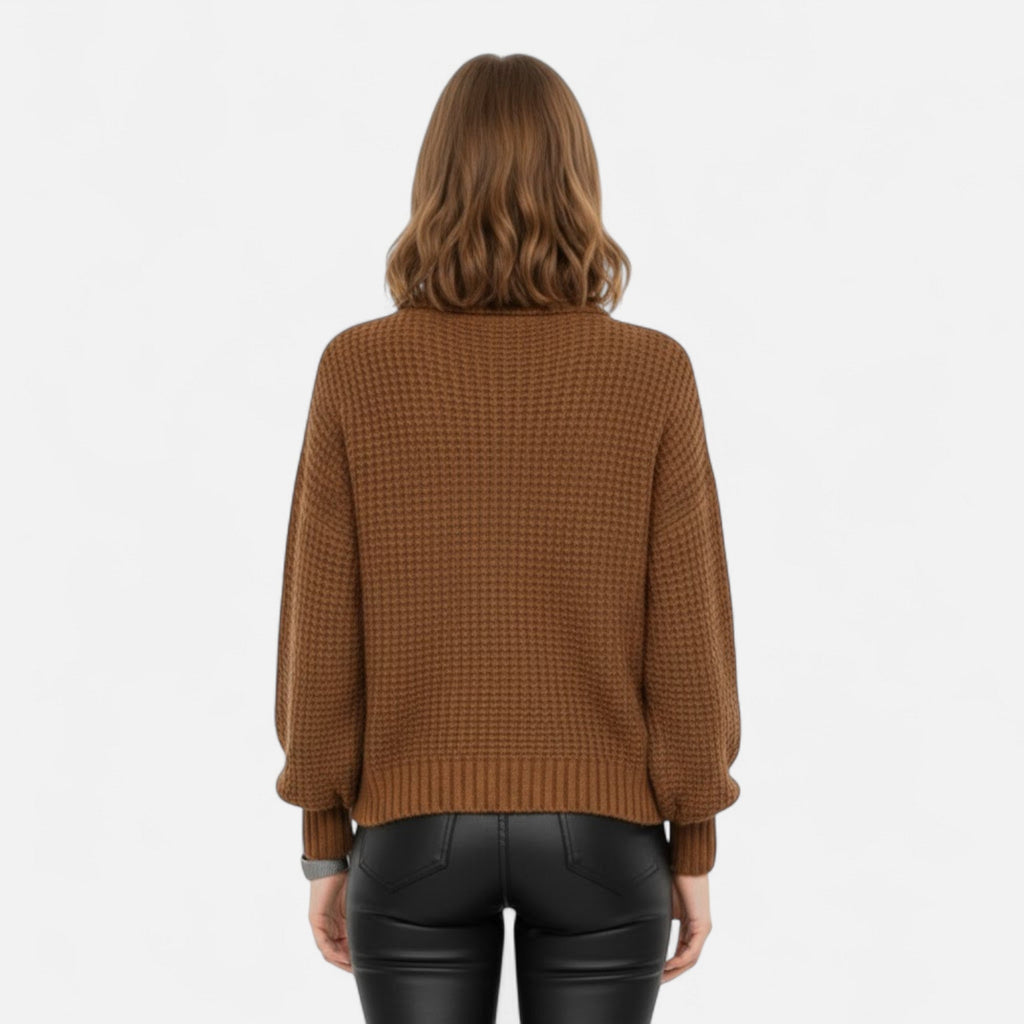Women's Wool-Blend Turtleneck Sweater