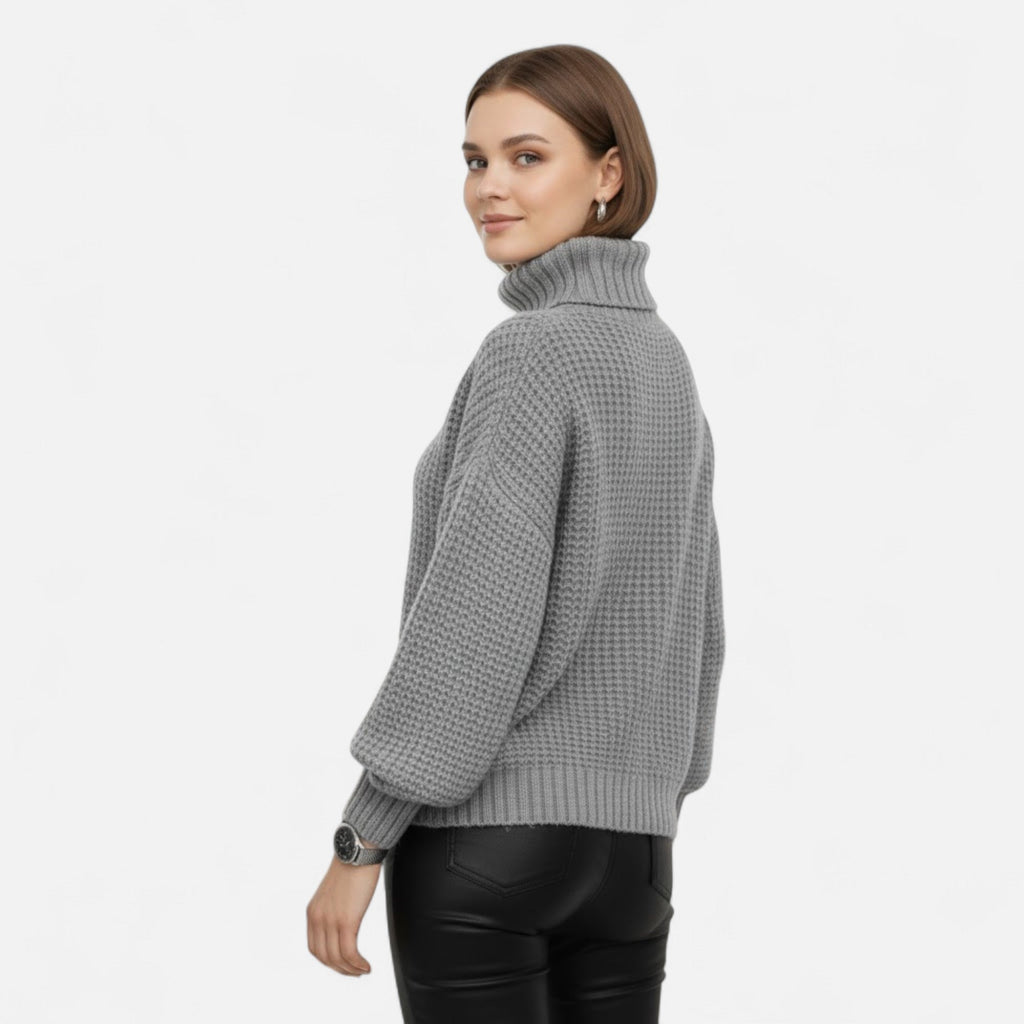 Women's Wool-Blend Turtleneck Sweater