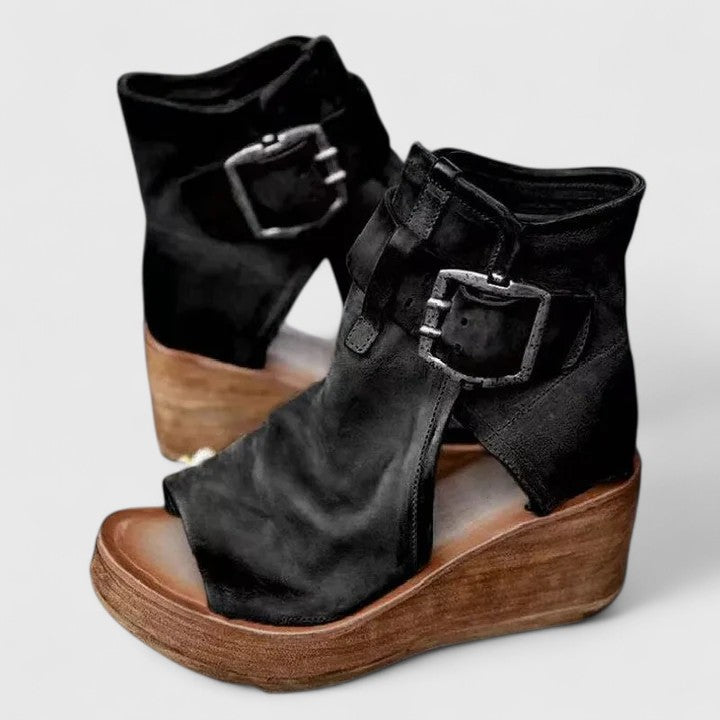 Women's Orthopedic Buckle Wedge Sandals
