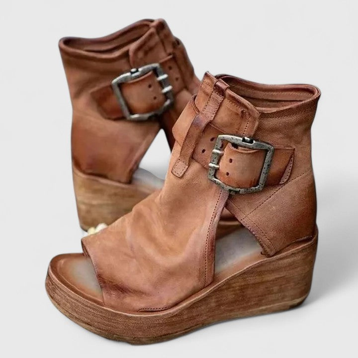 Women's Orthopedic Buckle Wedge Sandals