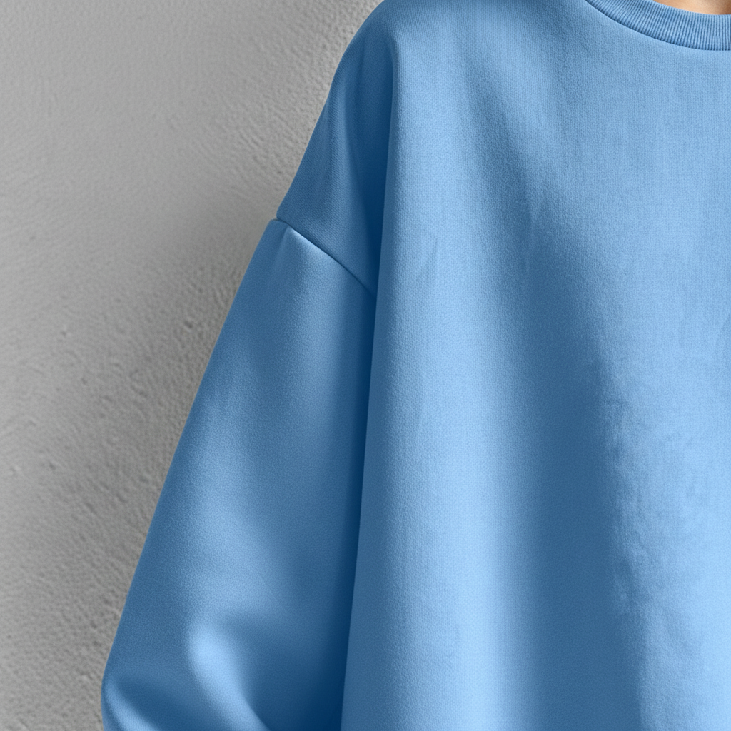 Women's Dropped Shoulder Oversized Crew Sweatshirt
