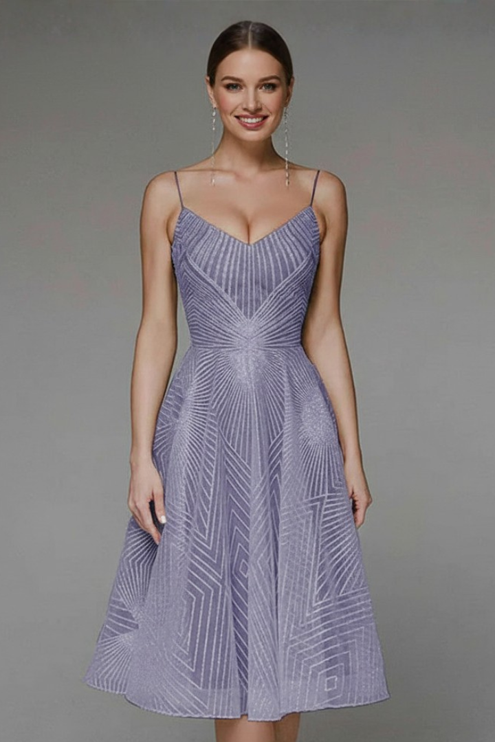 Women's Fit and Flare Midi Dress