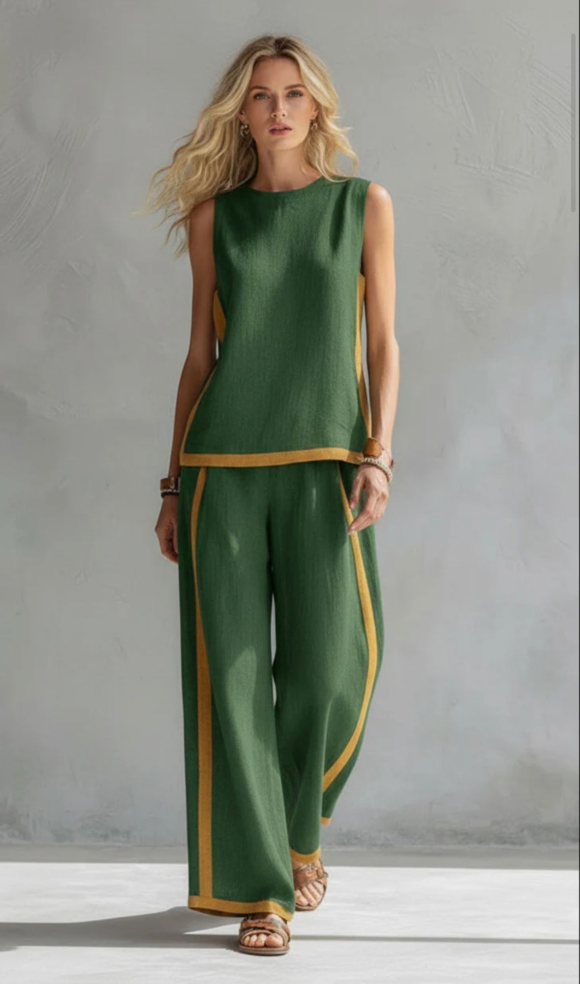 Women’s Wide-Leg Two-Piece Set