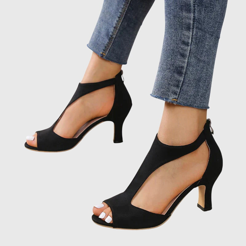 Women's Orthopedic Heels with Stretch Fit