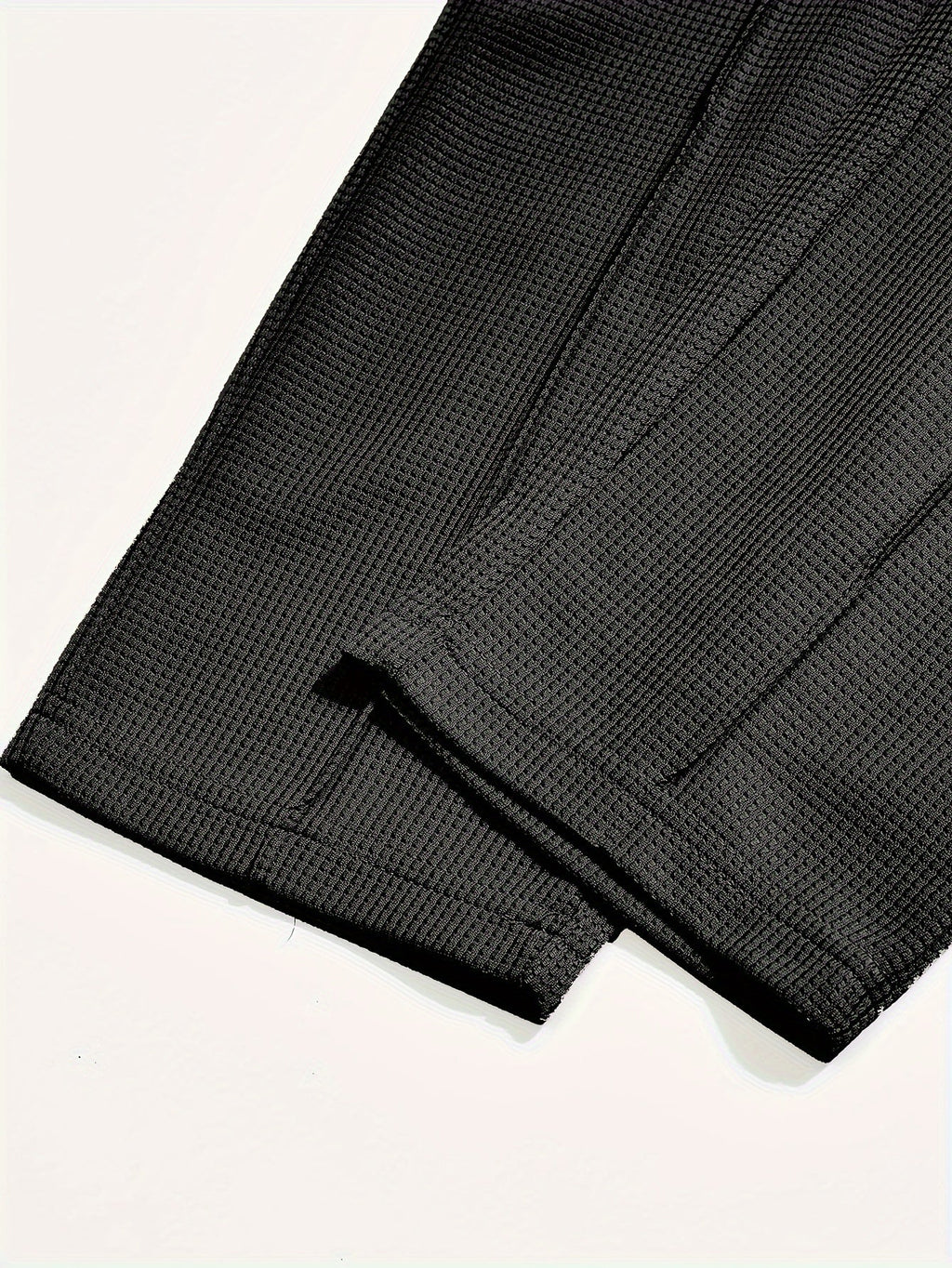 Men's Relaxed Textured Two-Piece Set