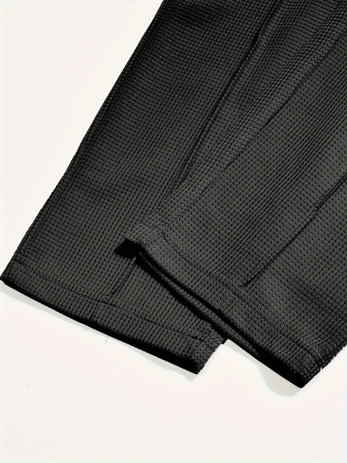 Men's Relaxed Textured Two-Piece Set