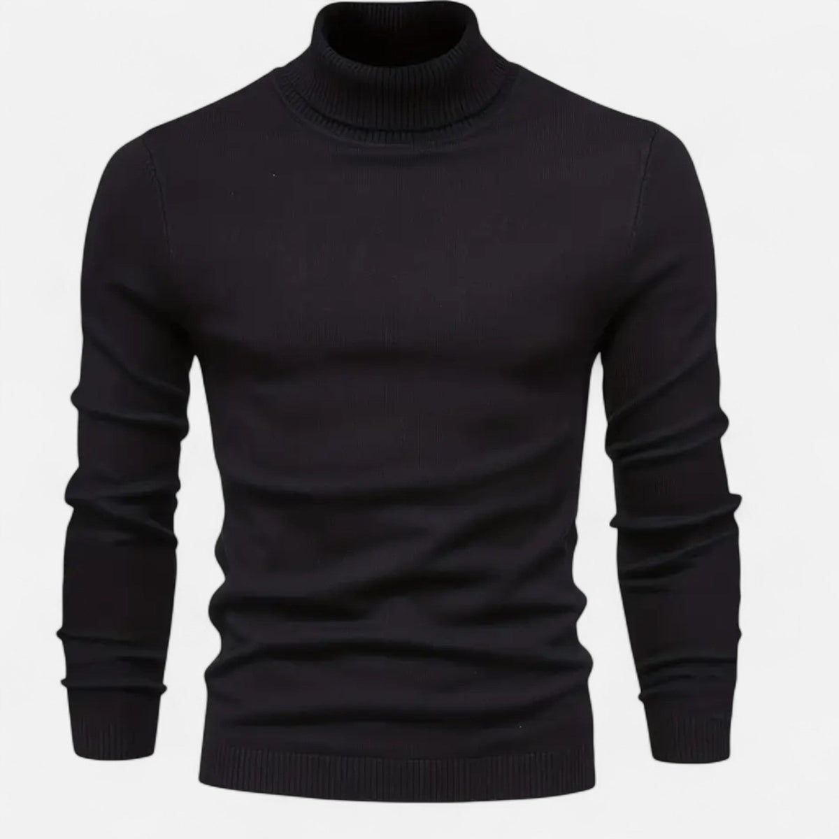 Men's Wool Blend Lapel Neck Pullover Sweater