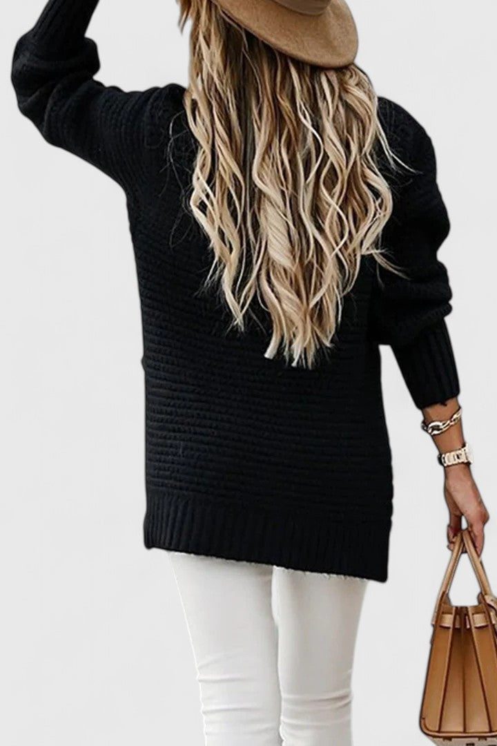 Women's Ribbed Knit Sweater Set
