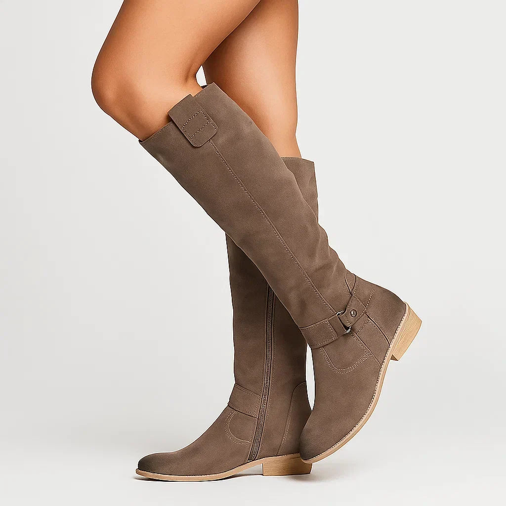 Women's Suede Knee-High Boots
