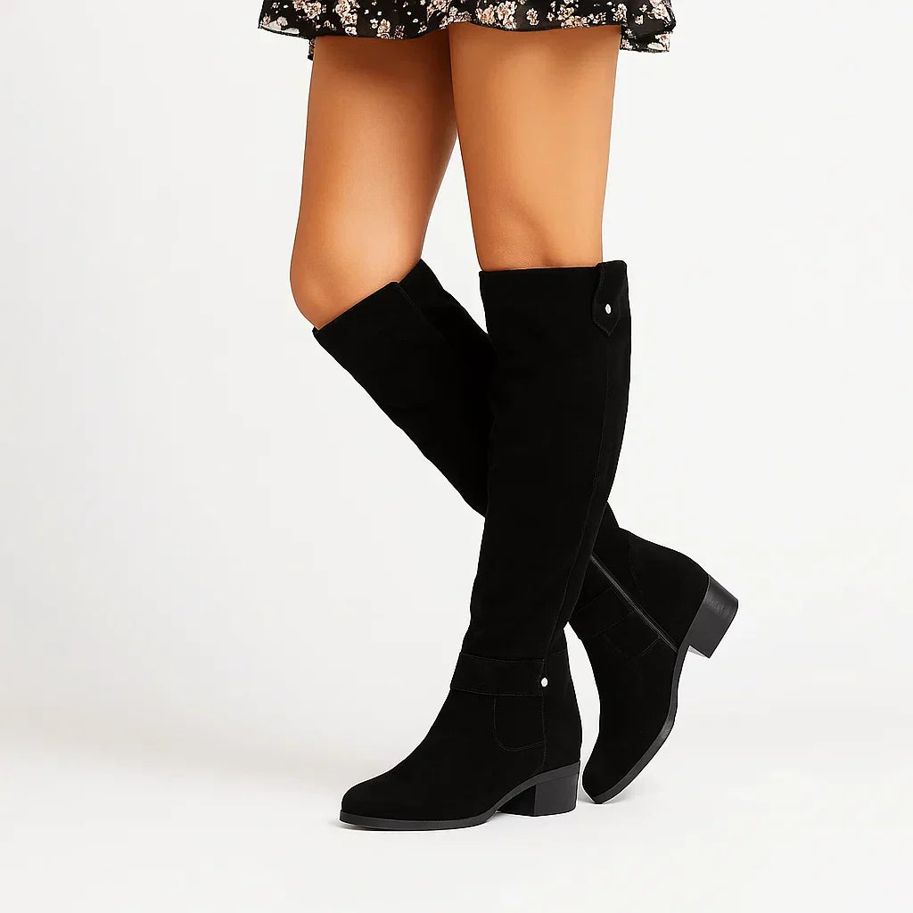 Women's Suede Knee-High Boots