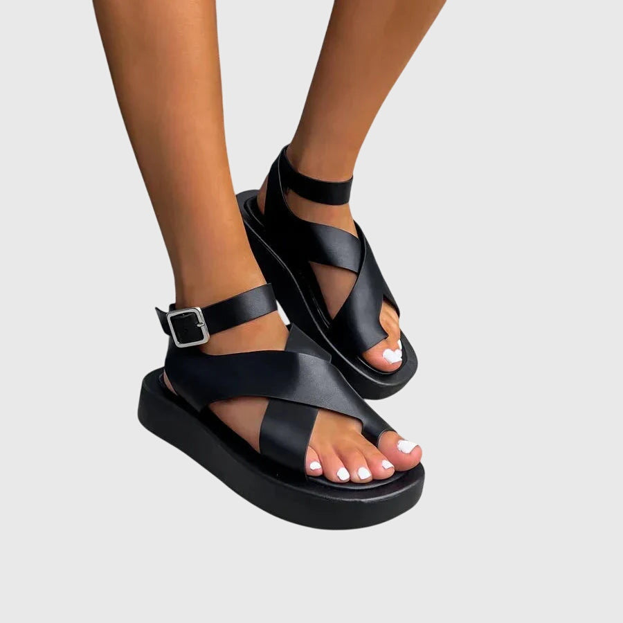 Women's Gladiator Orthopedic Sandals with Adjustable Straps