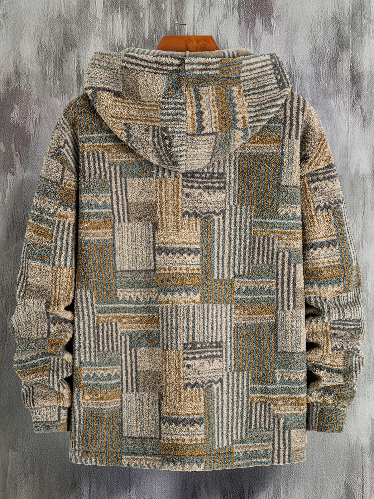 Women's Patterned Plush Quarter-Zip Pullover