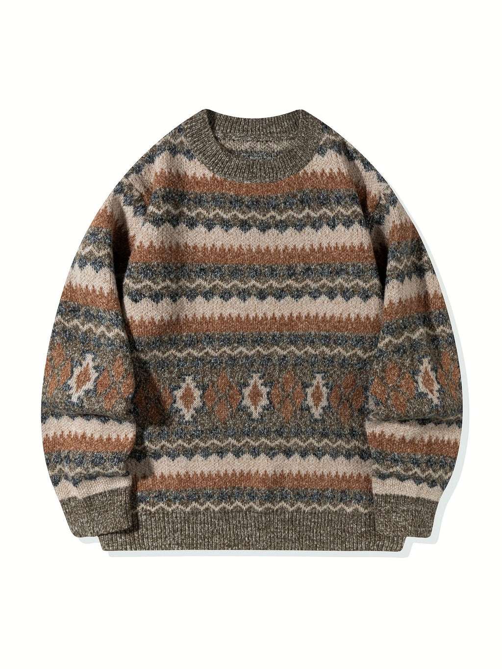 Women's Heritage Patterned Knit Crew Sweater